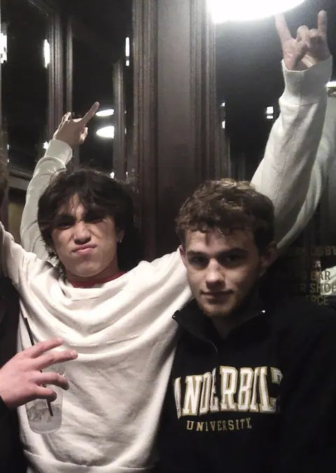 Nico Egbalic and Sam Sutton in Dallas