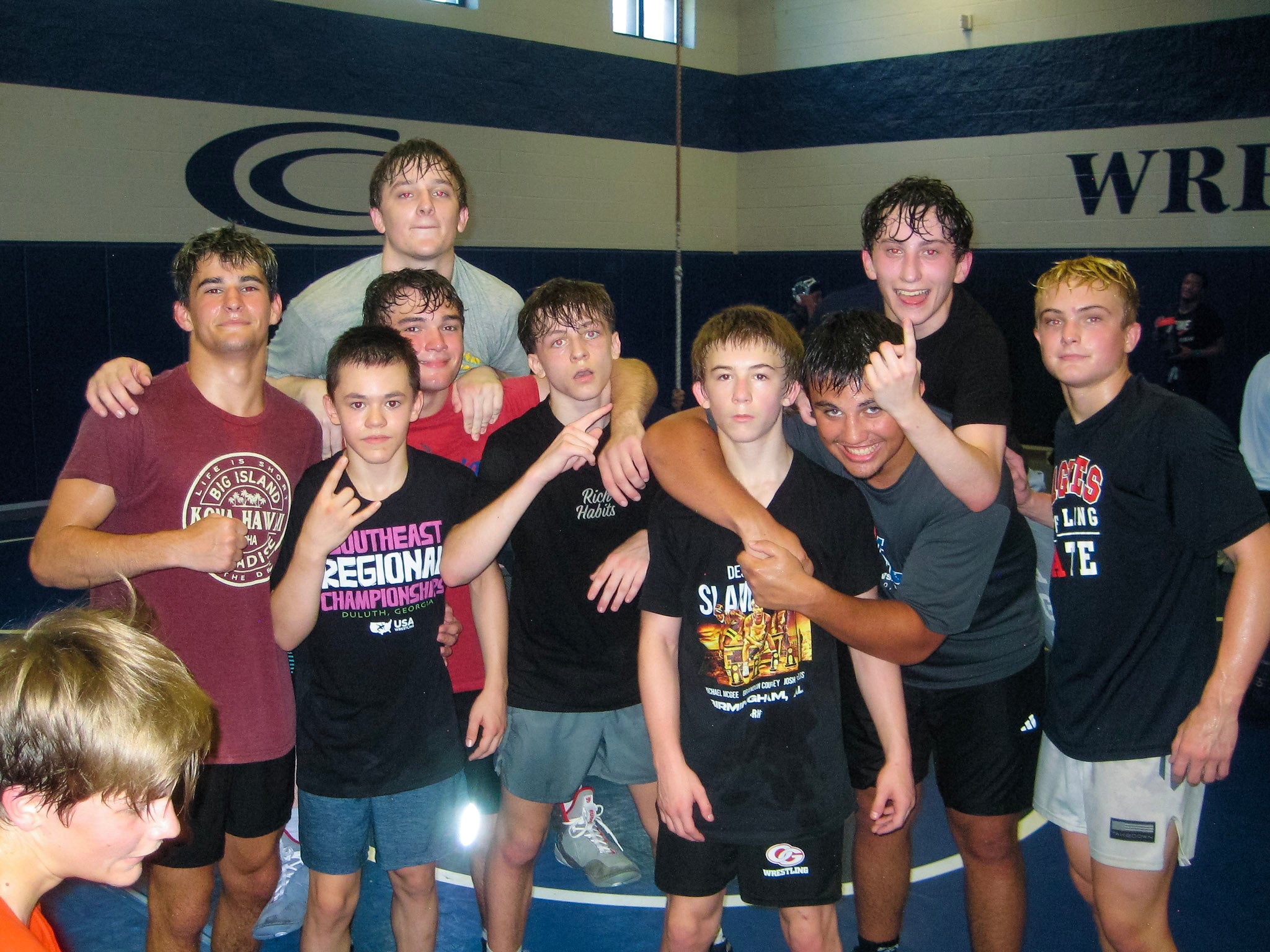 Group photo — Birmingham Slam Camp campers